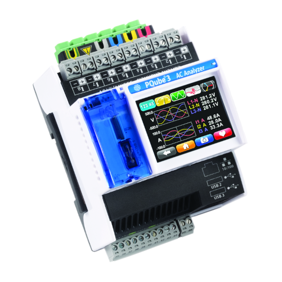 Powerside PQube 3 Class A power quality analyzer