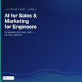 AI for Sales & Marketing for Engineers — 4-week live cohort